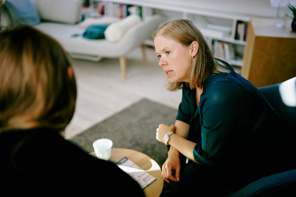 Coaching session med Liv og ph.d-studerende